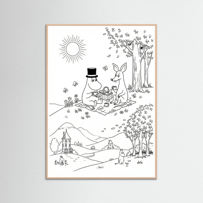 Rose Wood Moomins Bloom
