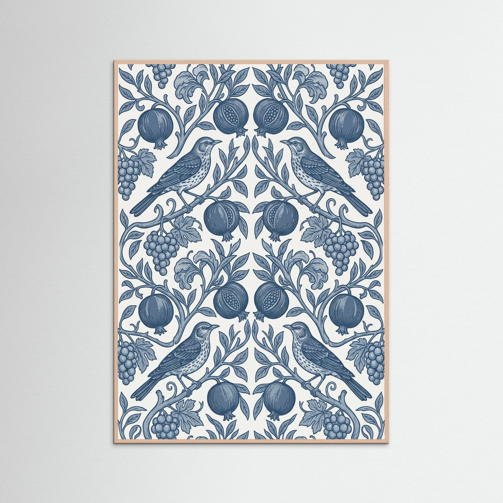 Rose Wood Morrisian Bloom Blue