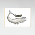 Poster Mother and Baby Sperm Whale – poster e stampa artistica