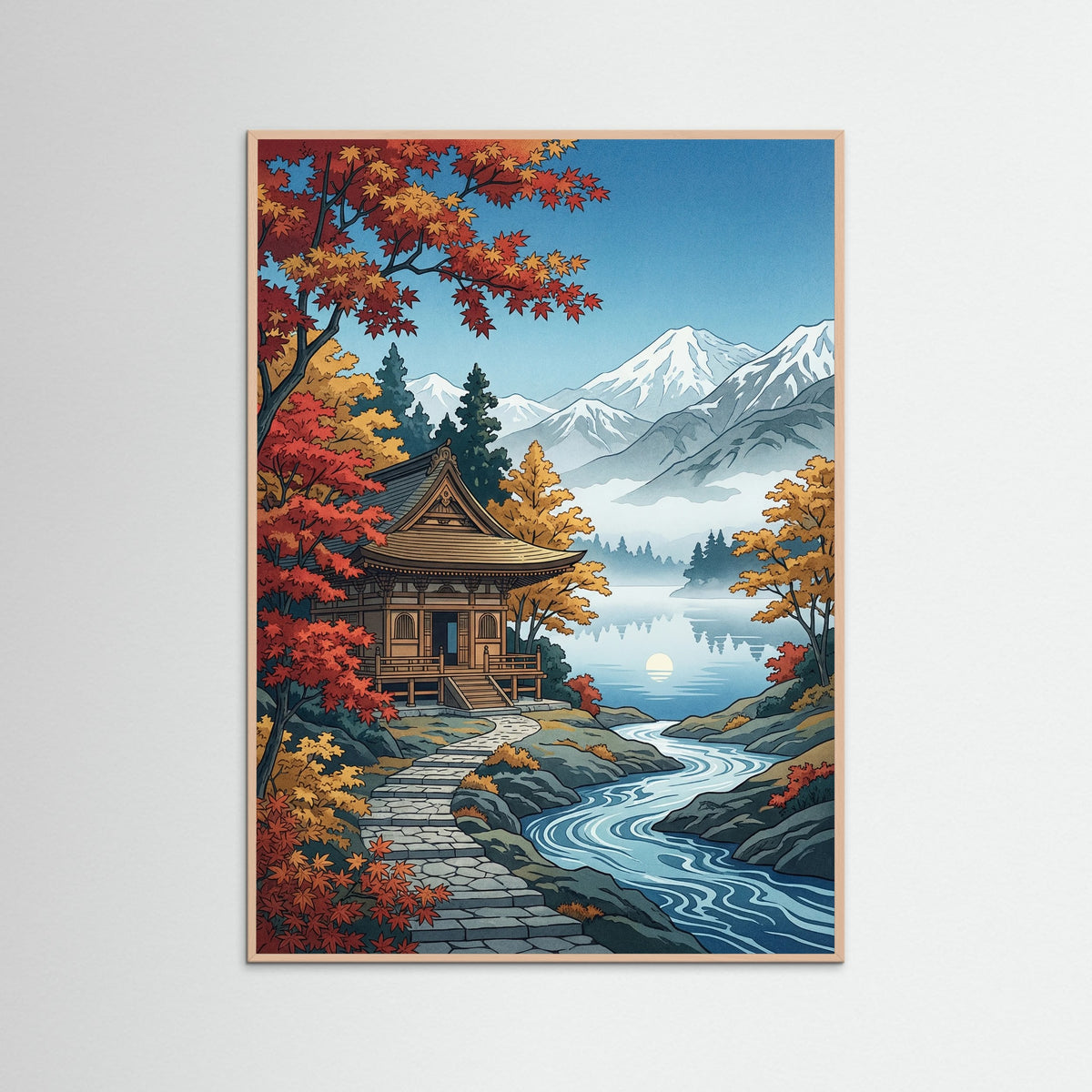 Rose Wood Mountain River Serenity