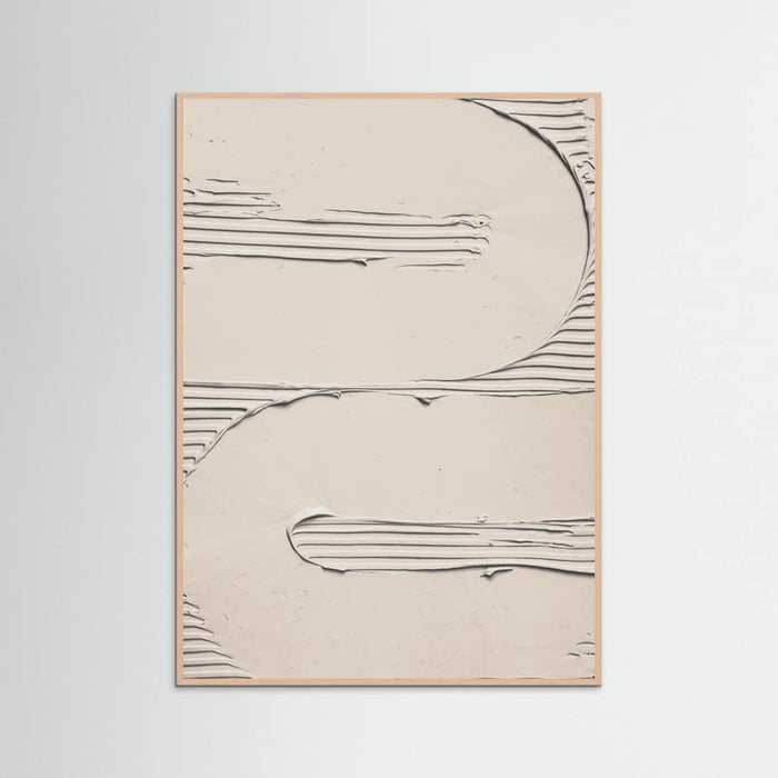 Mud Texture 11 Beige Poster – plakat og kunsttryk