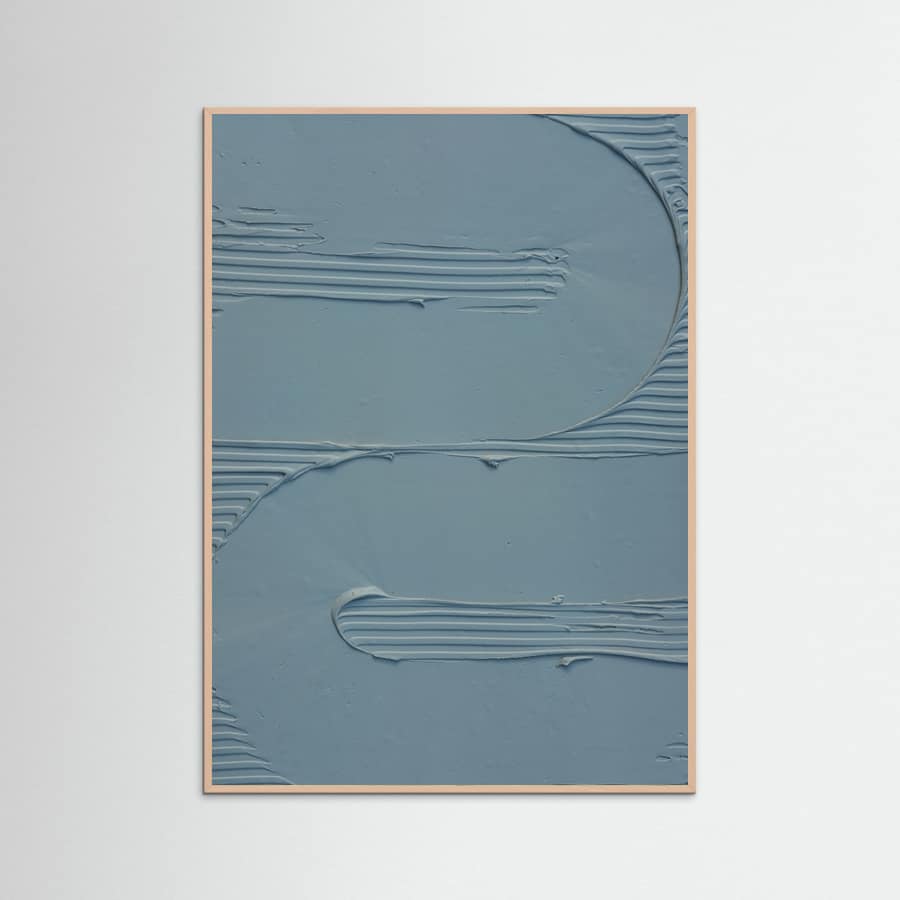 Affiche Mud Texture 12 Blue – affiche et impression d’art