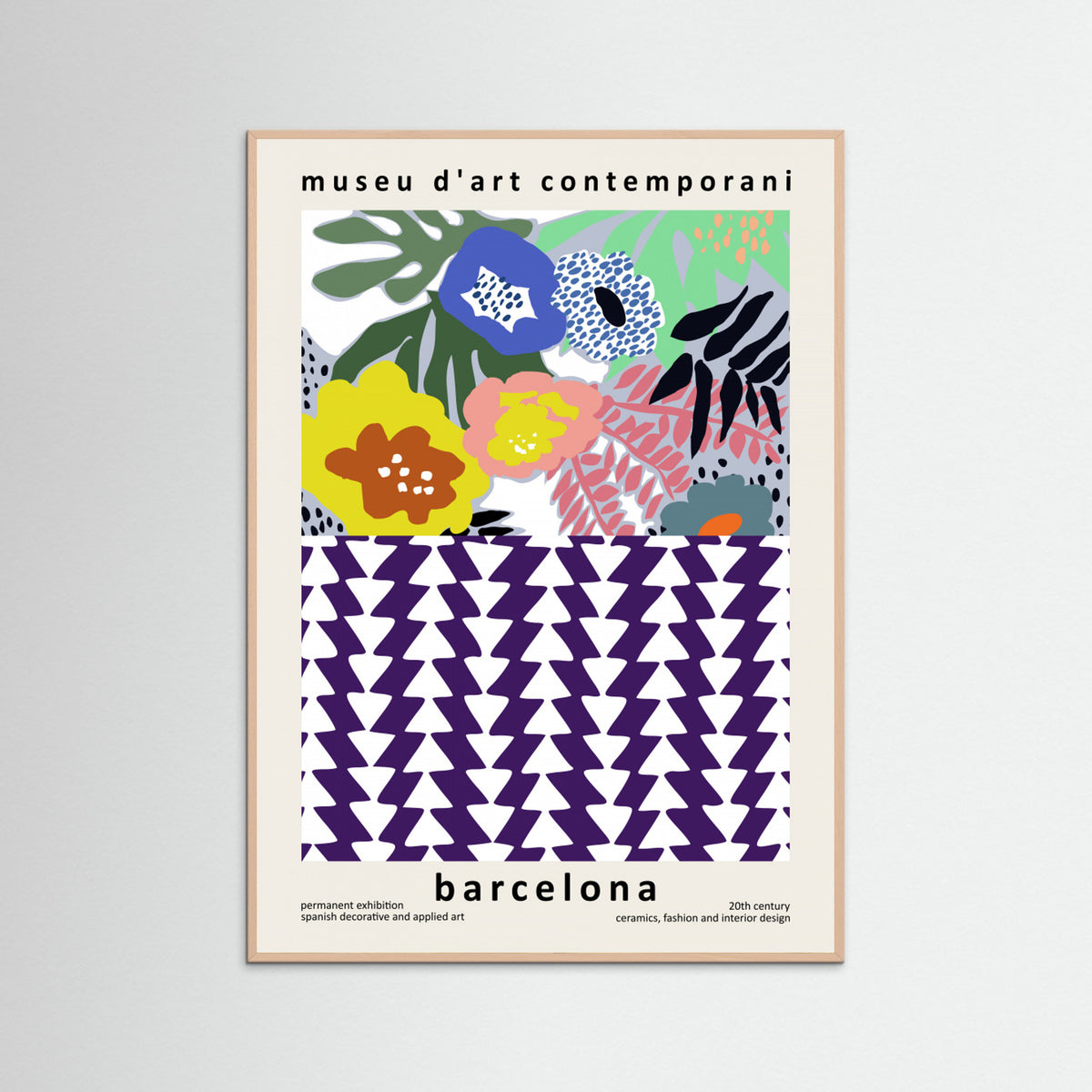 Rose Wood Museu D'art Contemporani Barcelona Poster