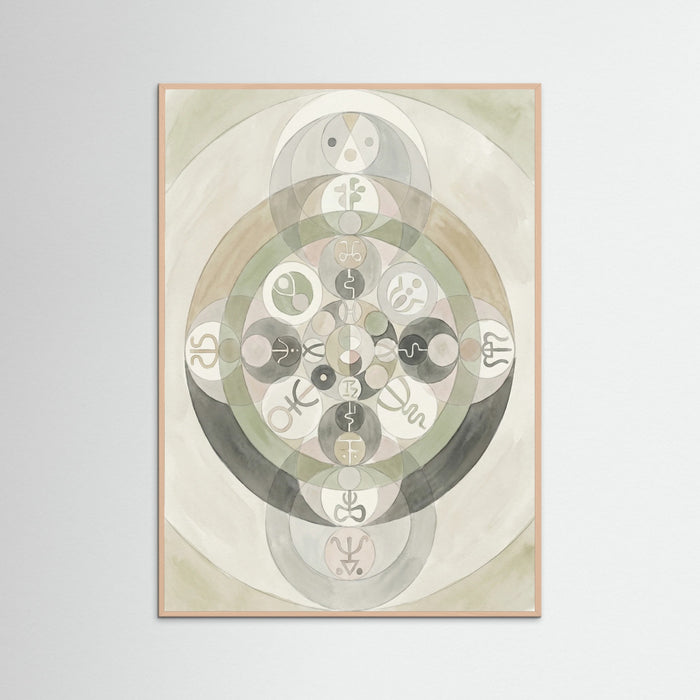 Rose Wood Mystic Geometric Harmony
