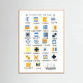 Nautical Flags Poster – Poster und Kunstdruck
