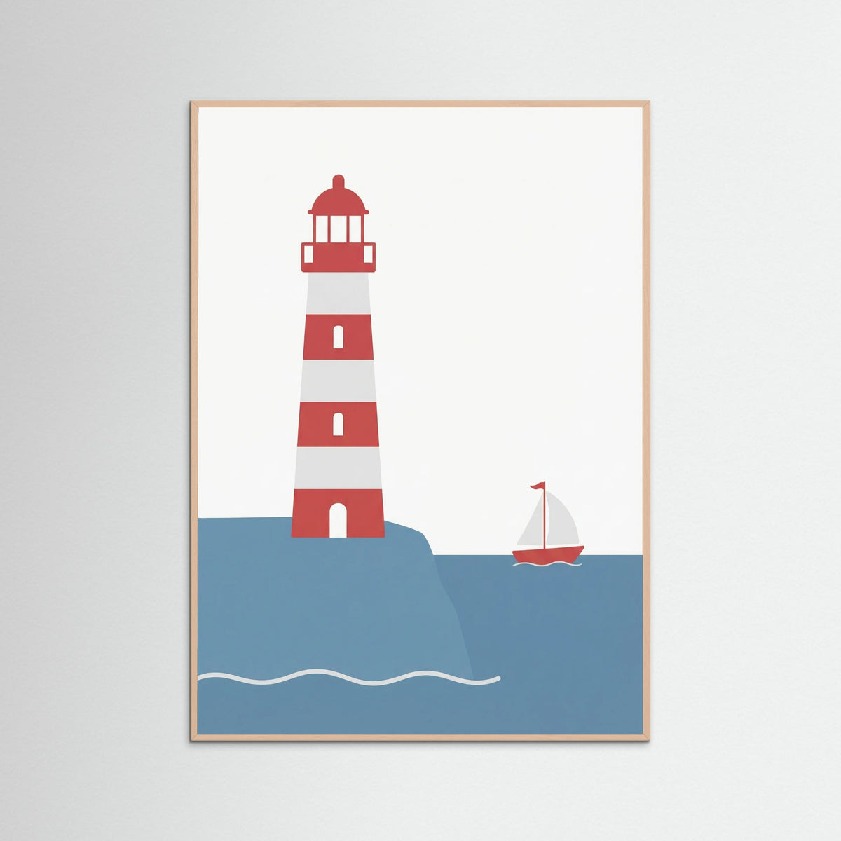 Rose Wood Nautical Sailboat