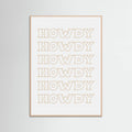 Plakat Neutral Howdy – plakat i druk artystyczny