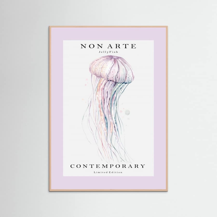 Plakat Non Arte Jellyfish – plakat i druk artystyczny