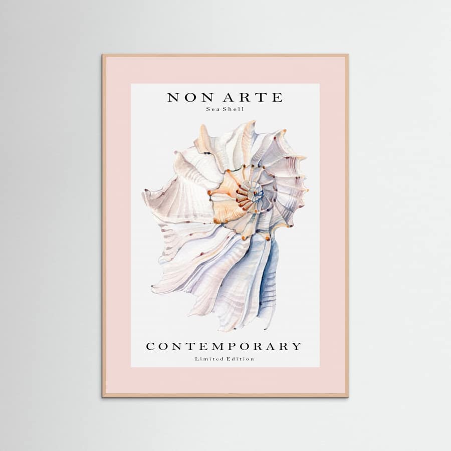 Plakat Non Arte Sea Shell no.1 – plakat i druk artystyczny