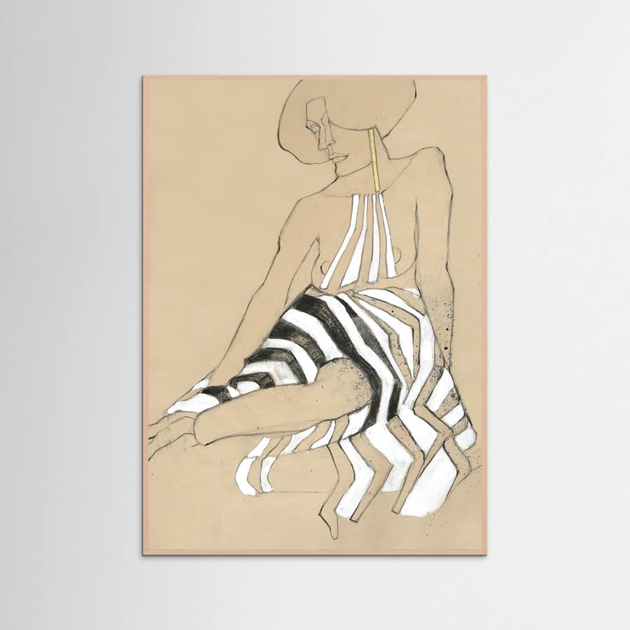 Nude Art Nouveau Poster – poster and art print