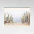 Rose Wood Ocean Cactus Poster