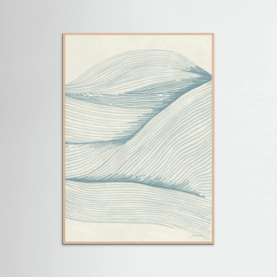 Ocean in lines 02 Poster – Poster und Kunstdruck
