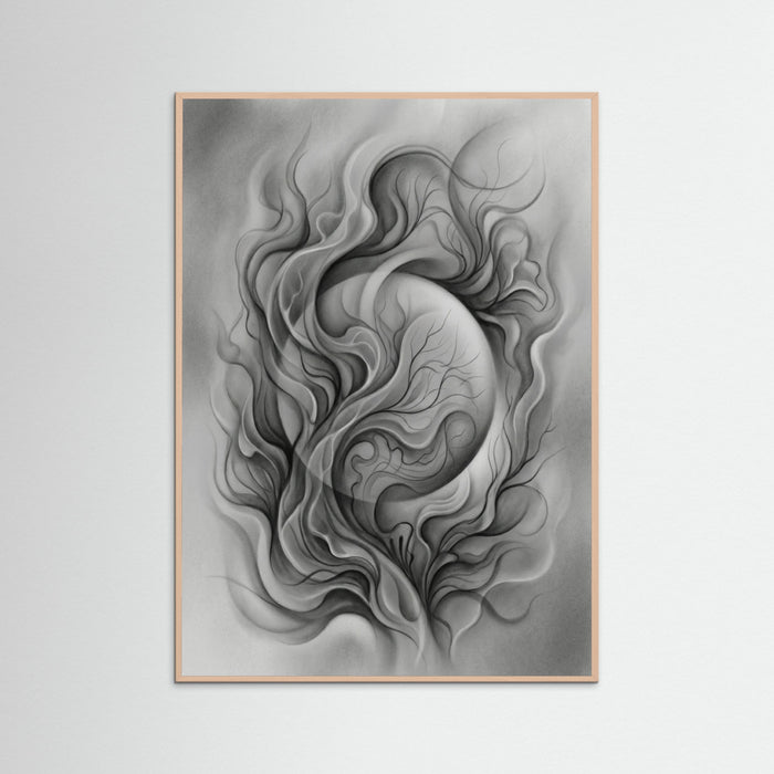Rose Wood Organic Abstraction