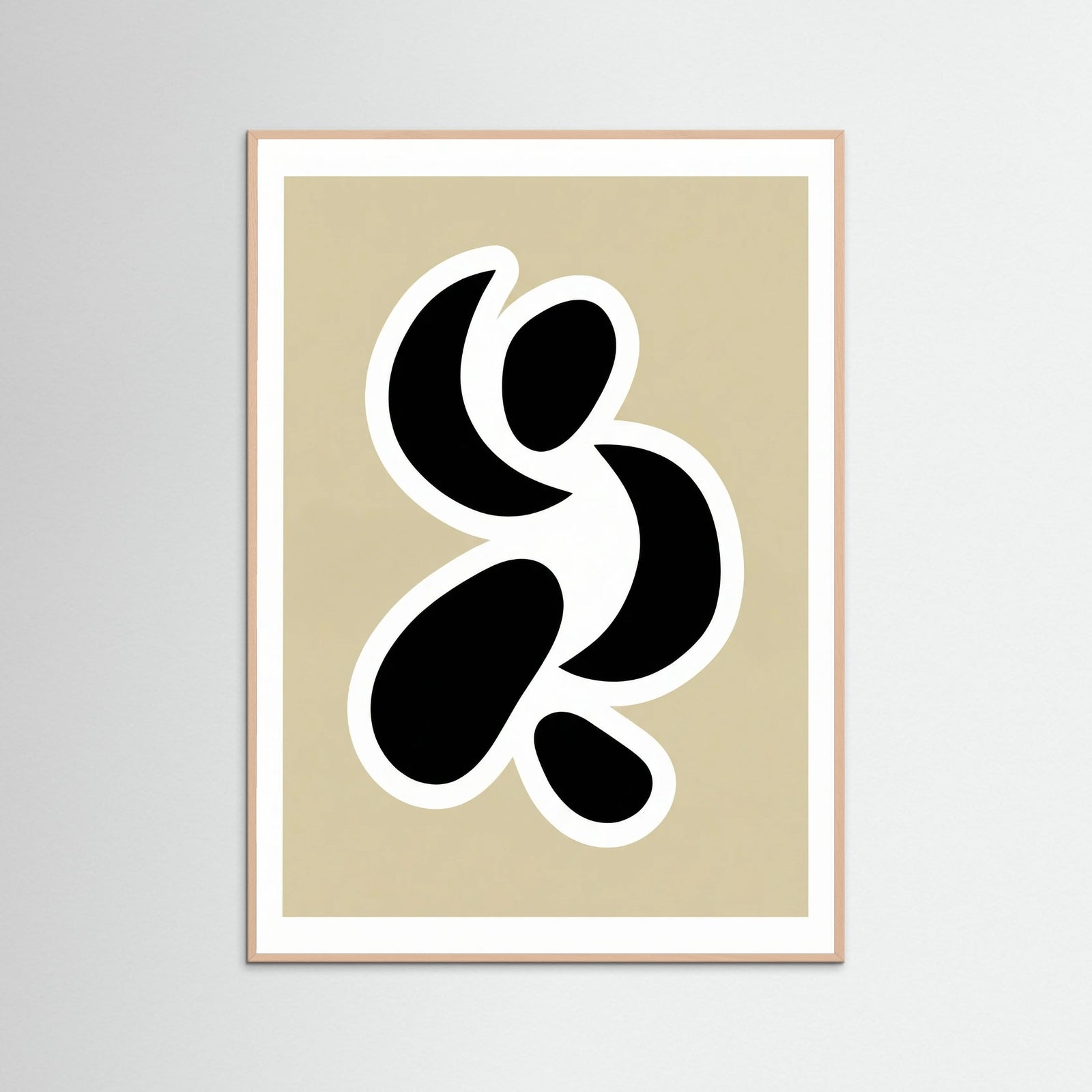 Rose Wood Organic Black Cutout