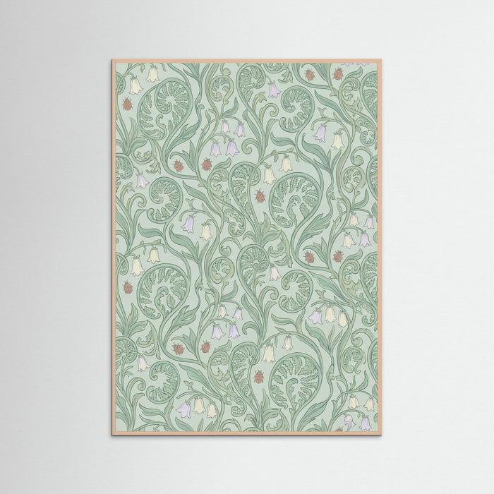 Rose Wood Organic Botanical Tapestry