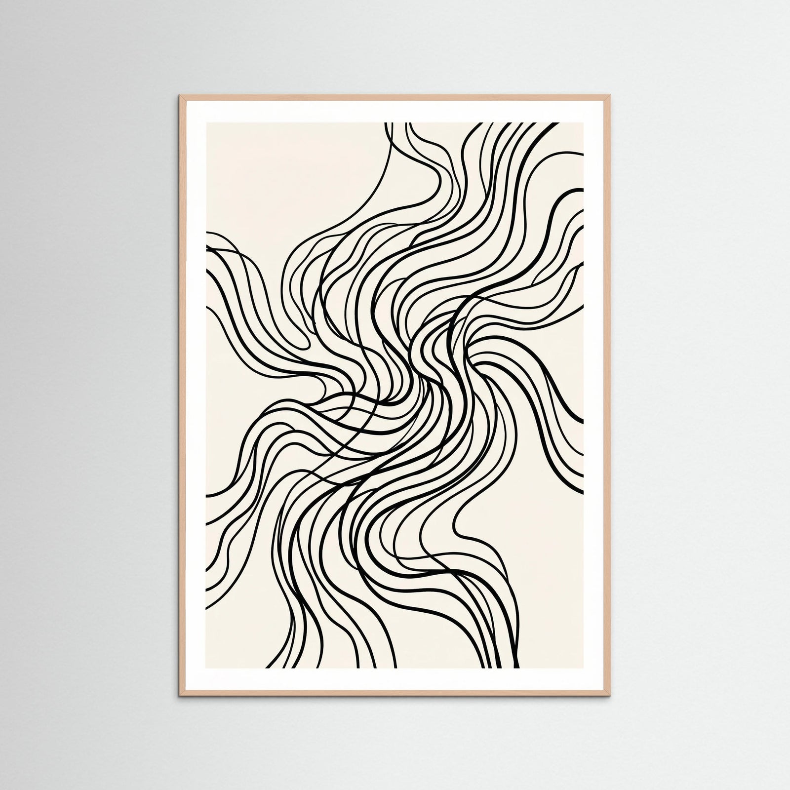 Rose Wood Organic Flow Black