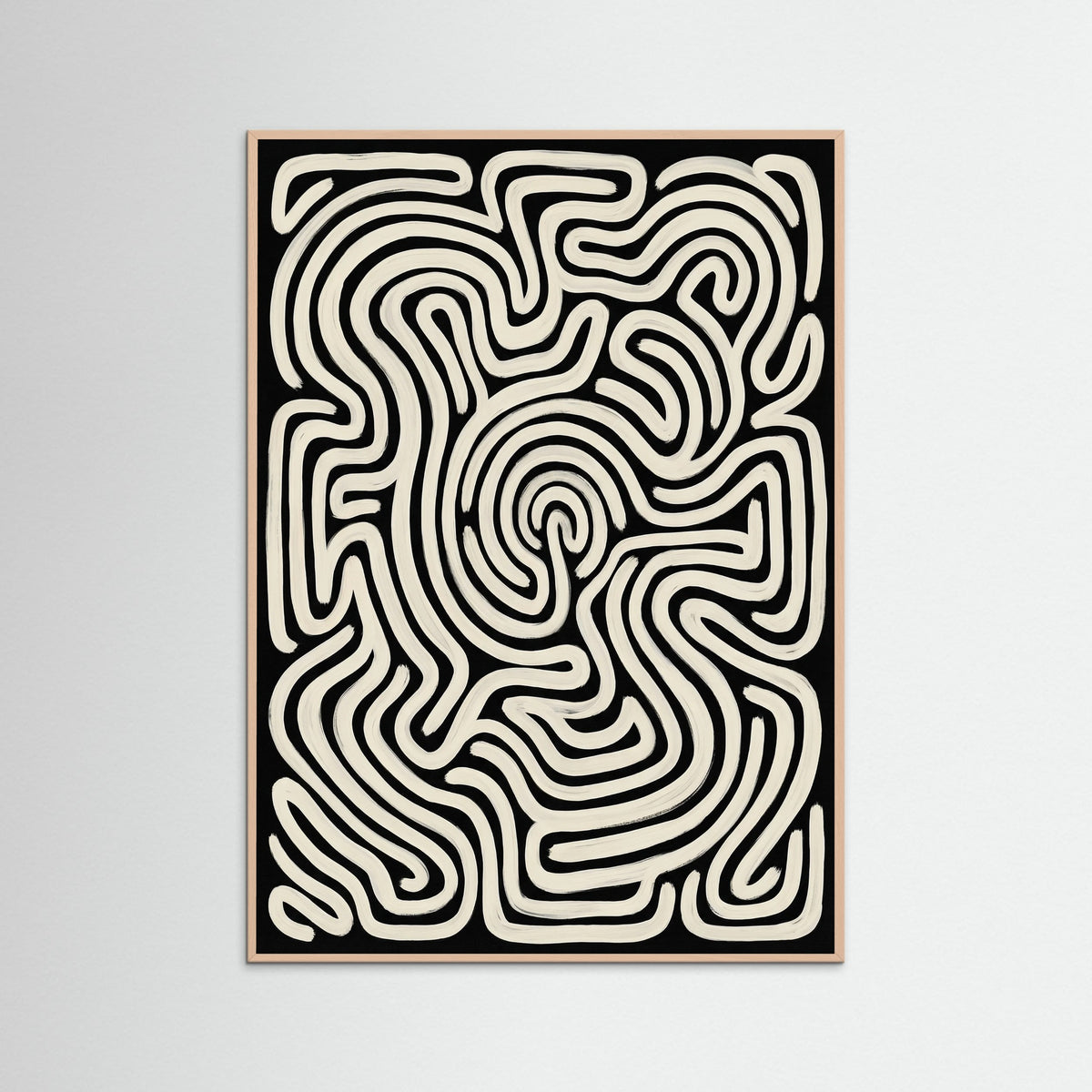 Rose Wood Organic Flow Black