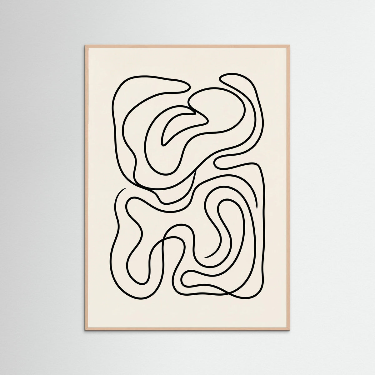 Rose Wood Organic Flow Black