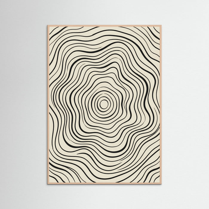 Rose Wood Organic Flow Black