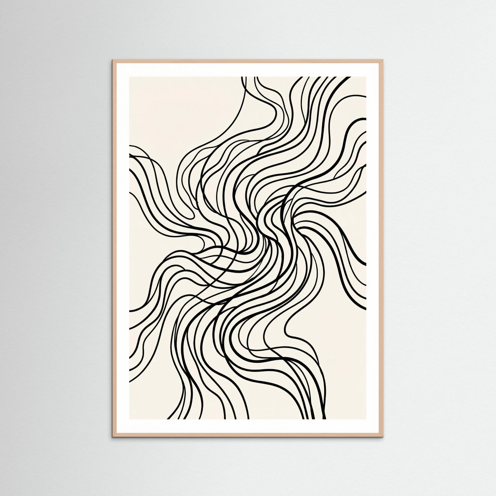 Rose Wood Organic Flow Black