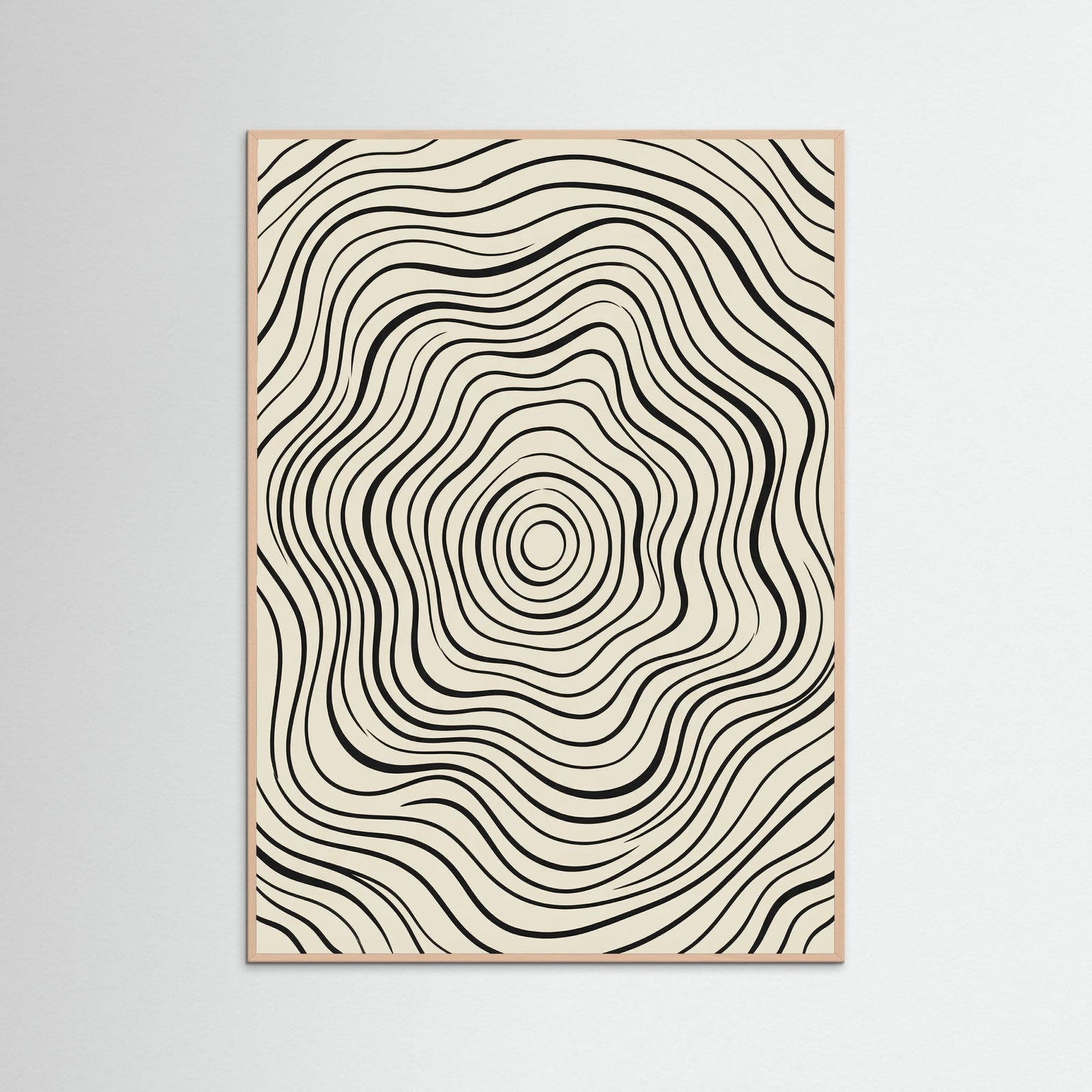 Rose Wood Organic Flow Black