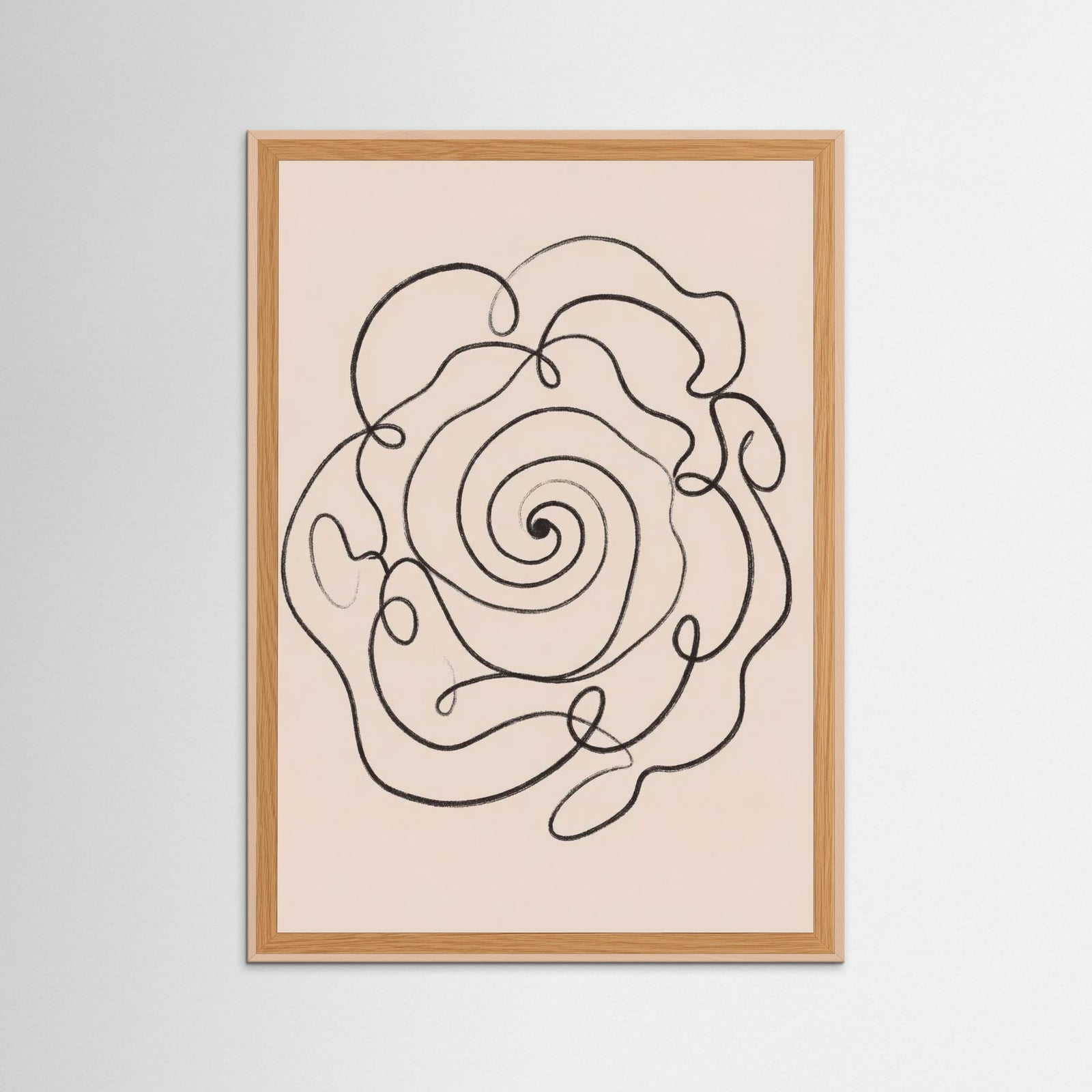 Rose Wood Organic Flow Black