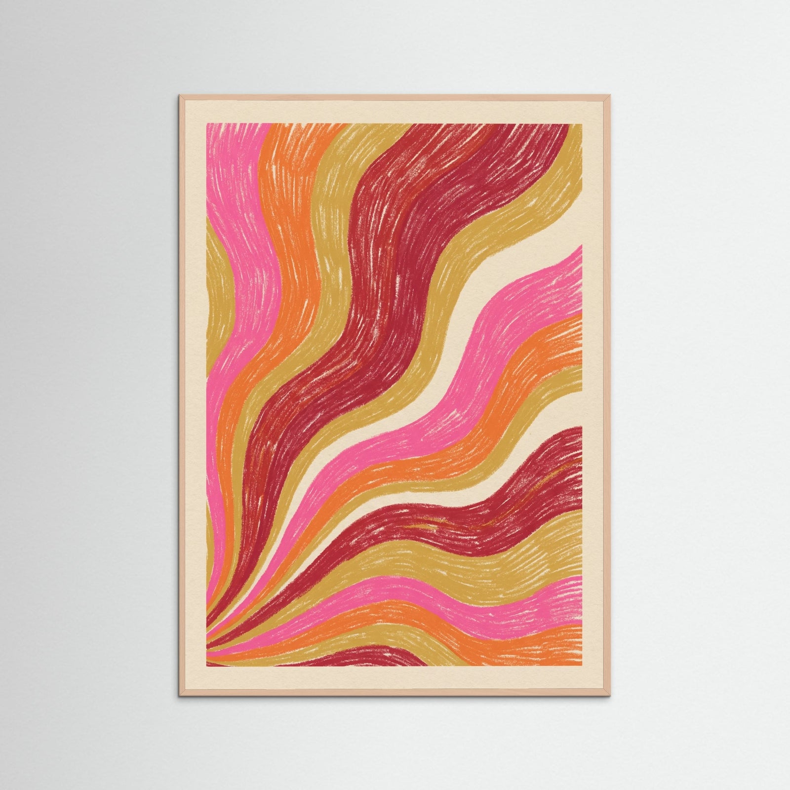 Rose Wood Organic Flow Orange