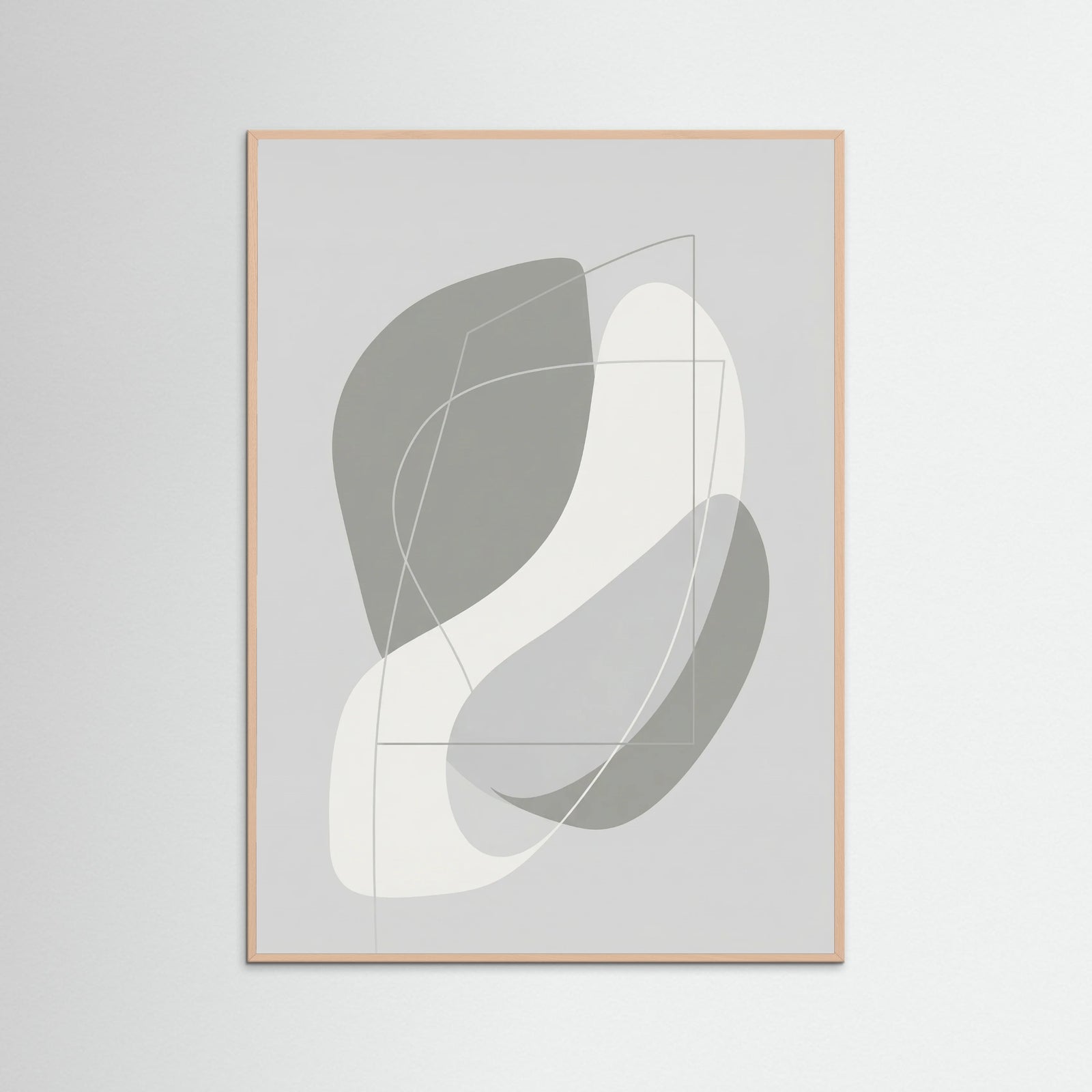 Rose Wood Organic Grey Forms