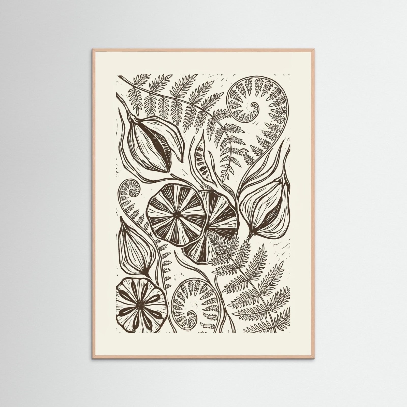 Rose Wood Organic Linework