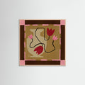 Rose Wood Out of Vase Blooms 4 Poster