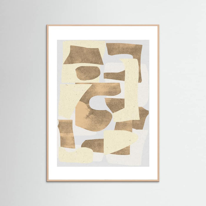 Paper Collage No.4 Poster – plakat og kunsttryk