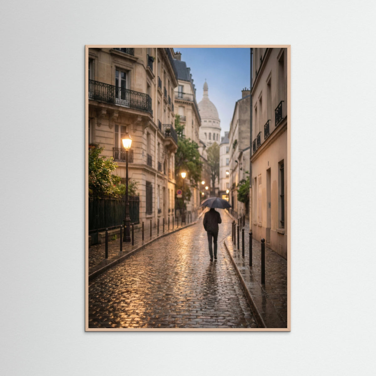 Rose Wood Parisian Alleyway