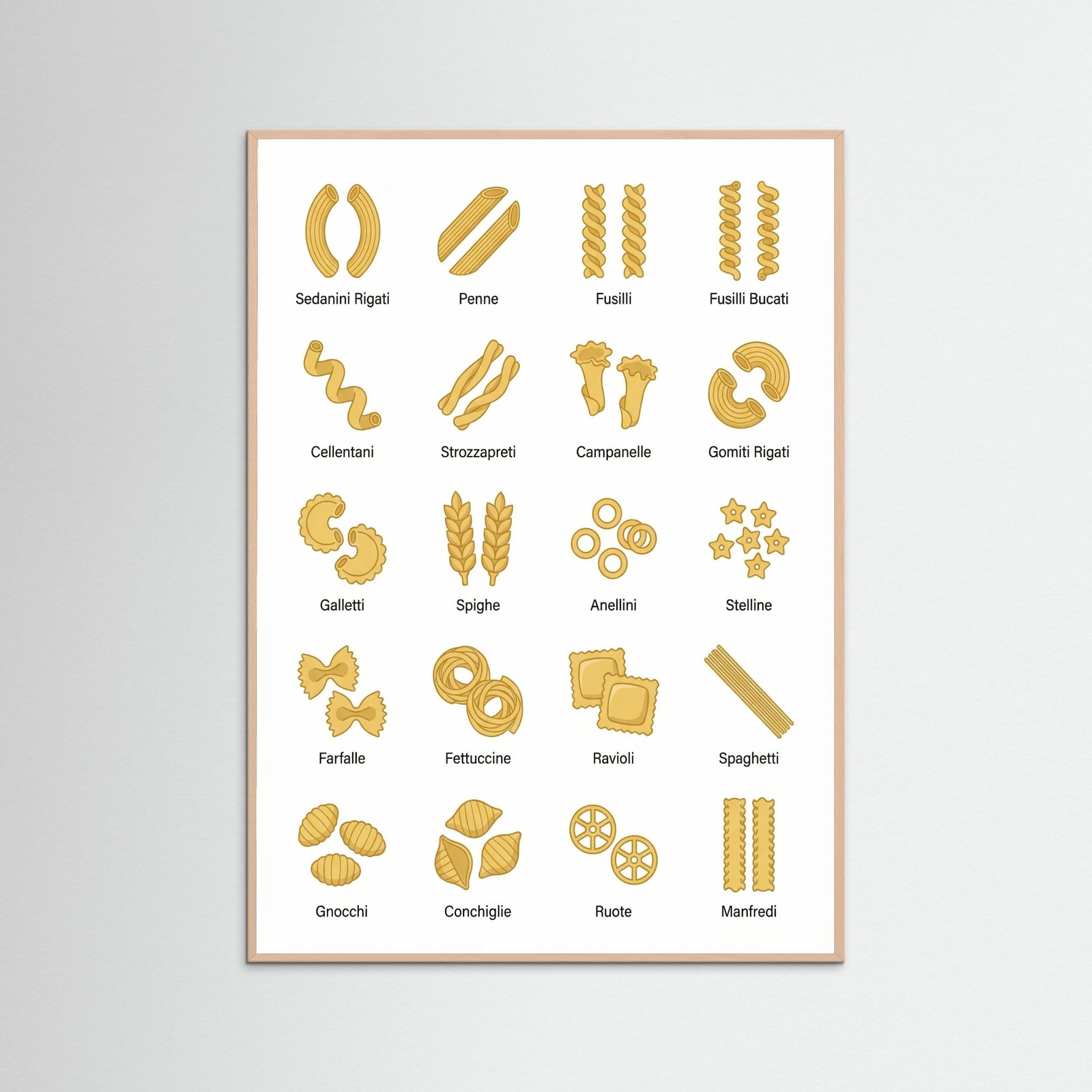 Rose Wood Pasta Varieties Guide