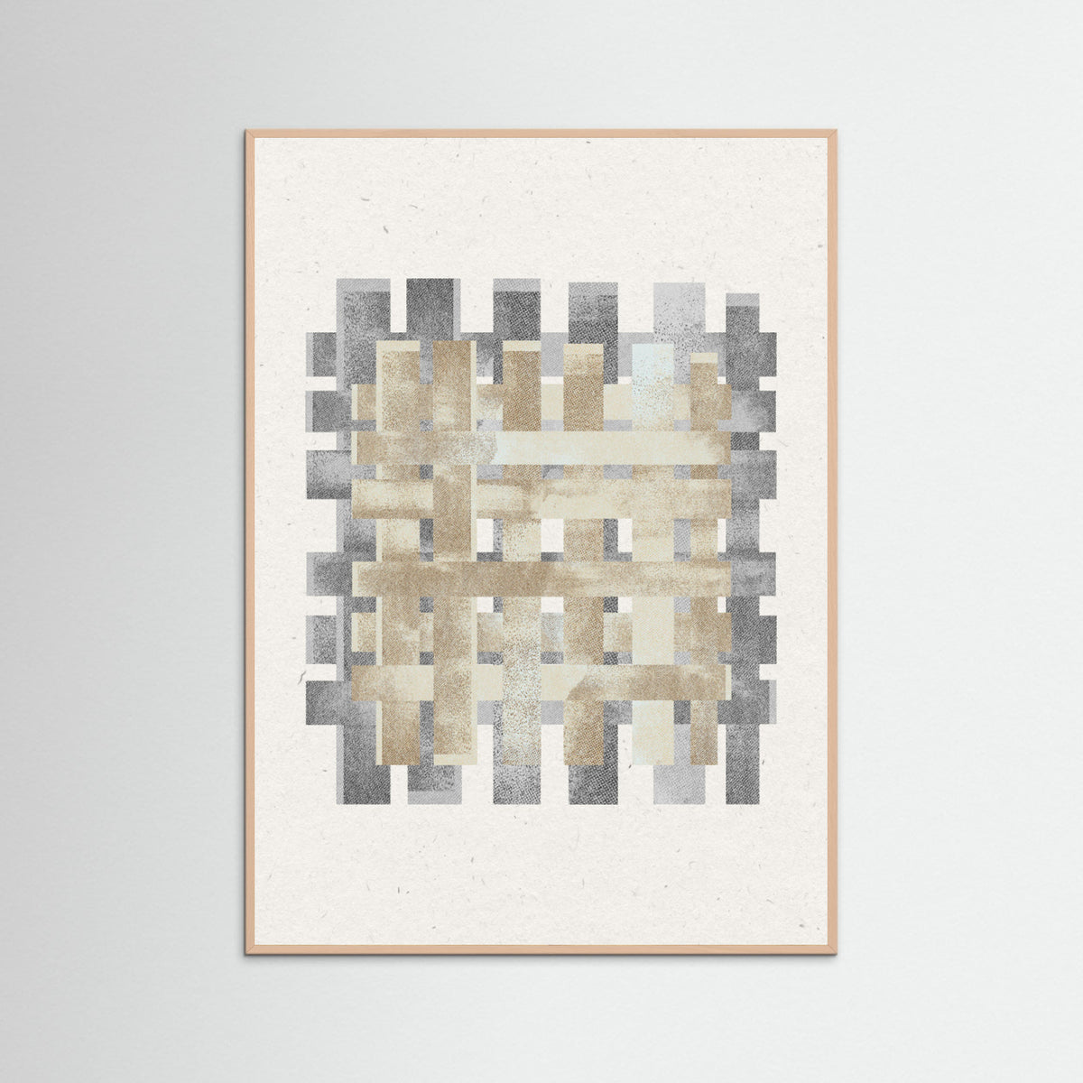 Rose Wood Pattern on Pattern No.2 Poster
