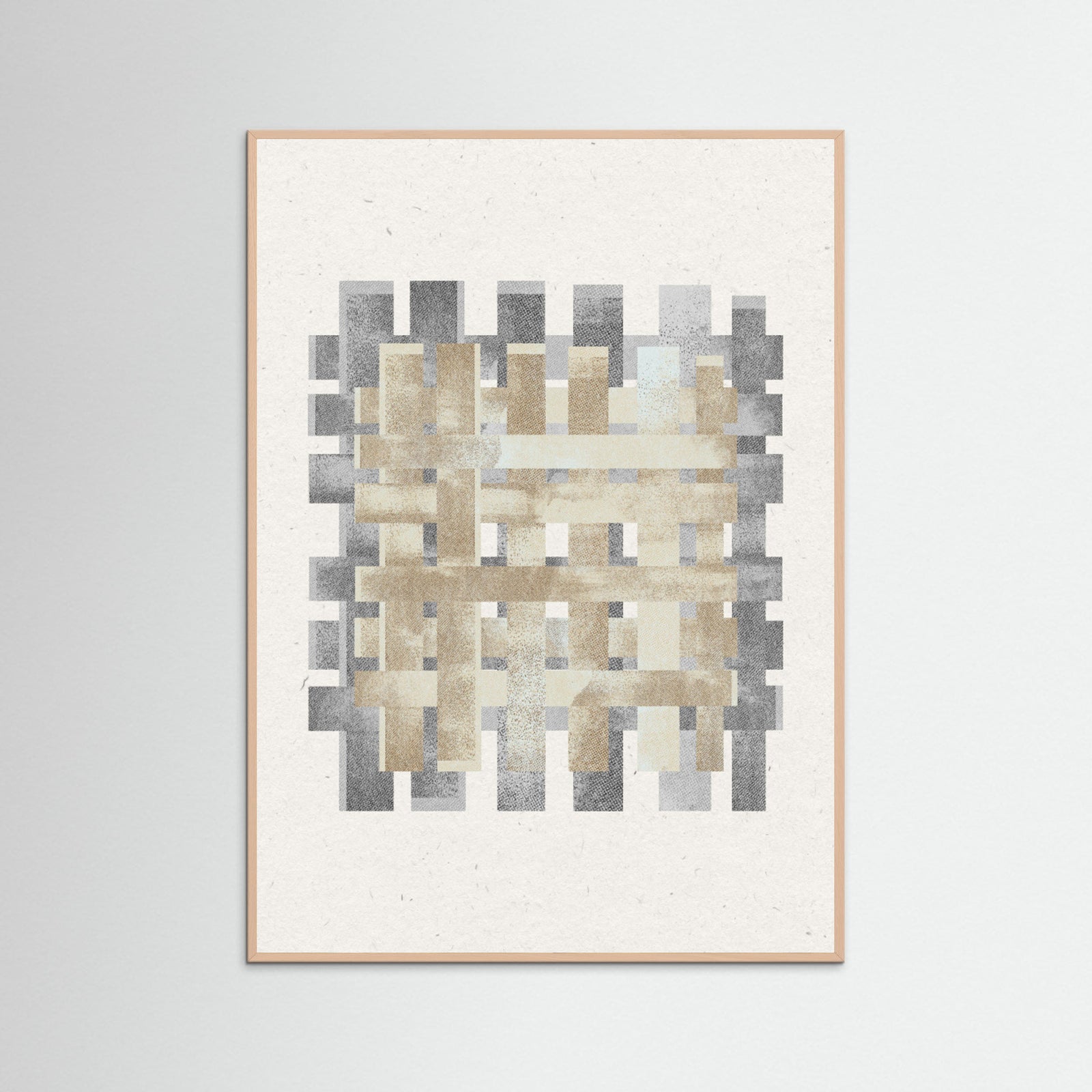 Rose Wood Pattern on Pattern No.2 Poster