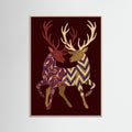 Rose Wood Patterned Equines