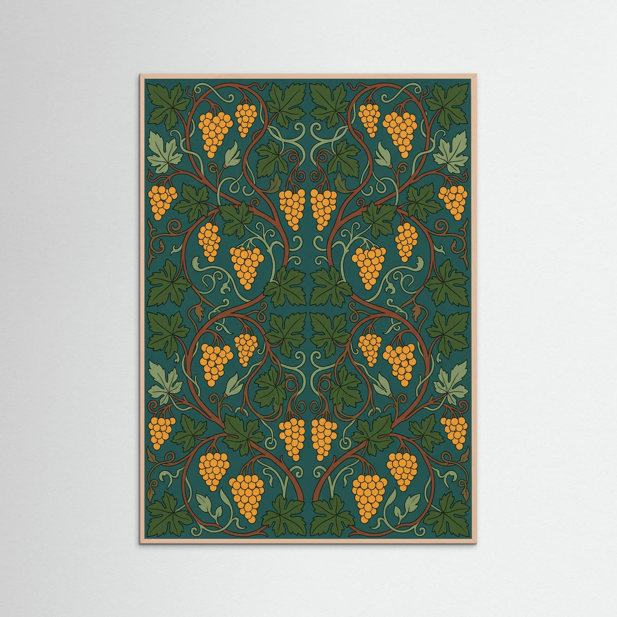 Rose Wood Patterned Life Tree