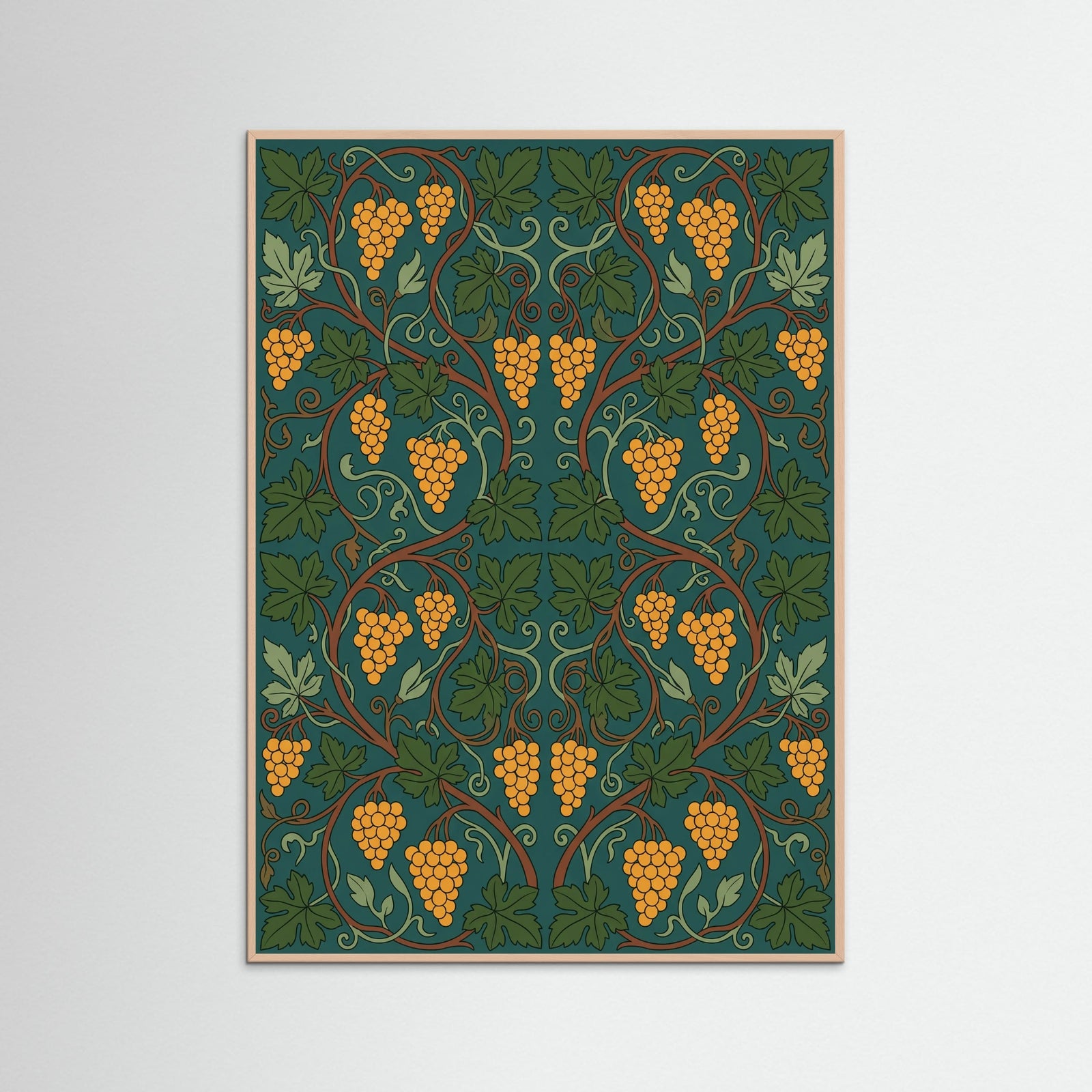 Rose Wood Patterned Life Tree