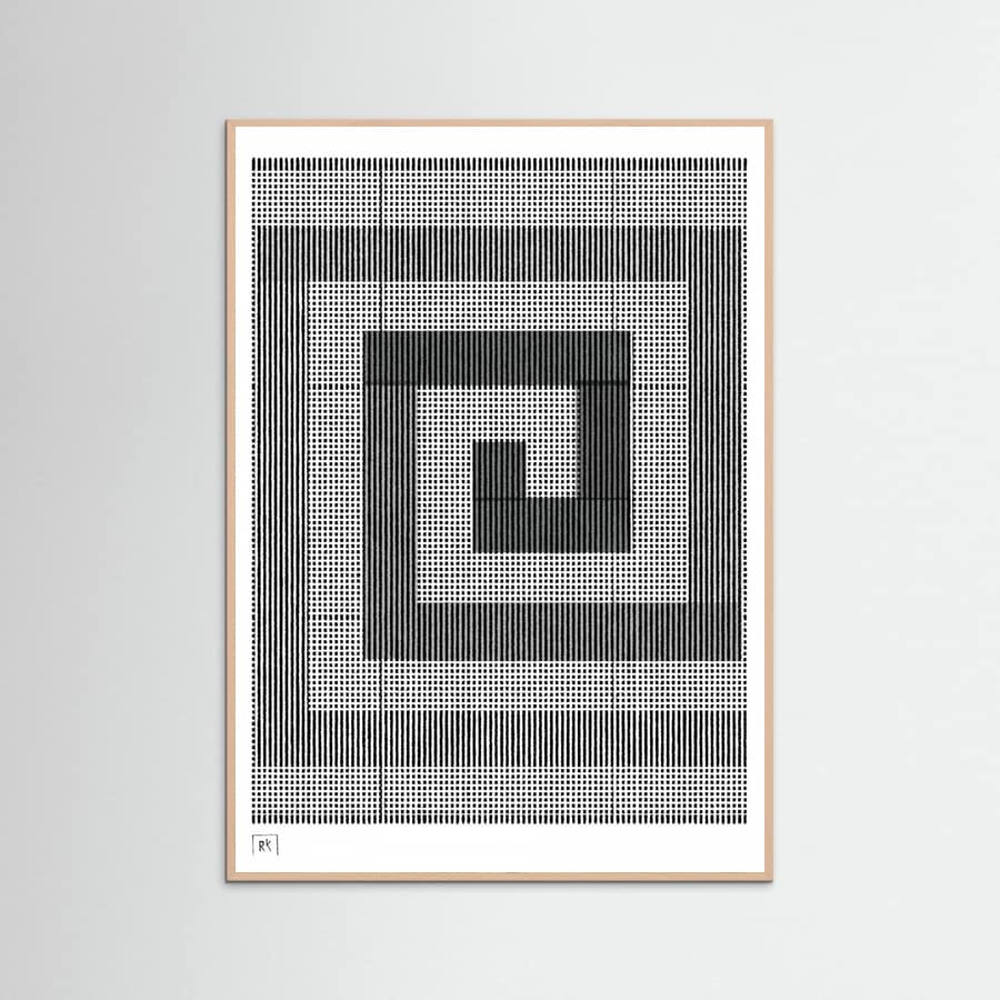Patterns Fabric Inspired 2b Poster – poster en kunstdruk