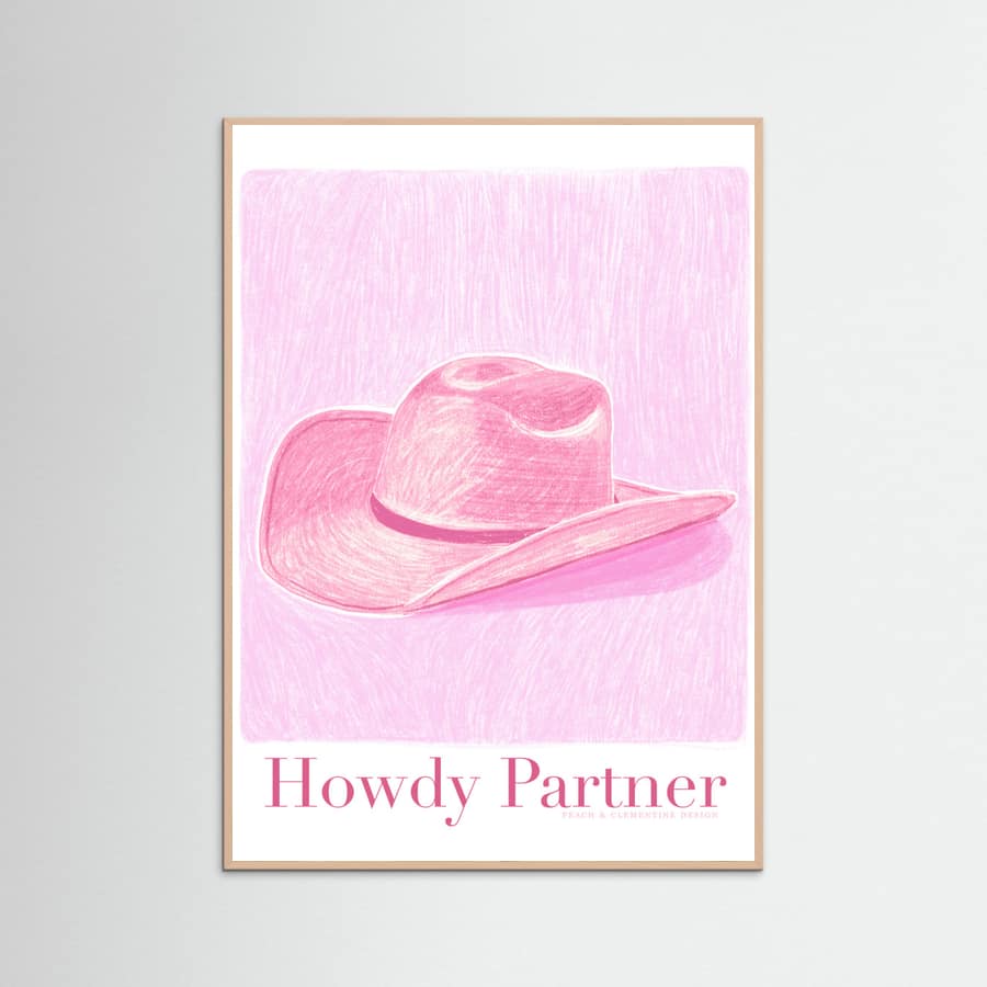 P&c Howdypartner Copy Poster – plakat og kunsttryk