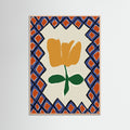 Rose Wood Petal plaid playtime II Poster