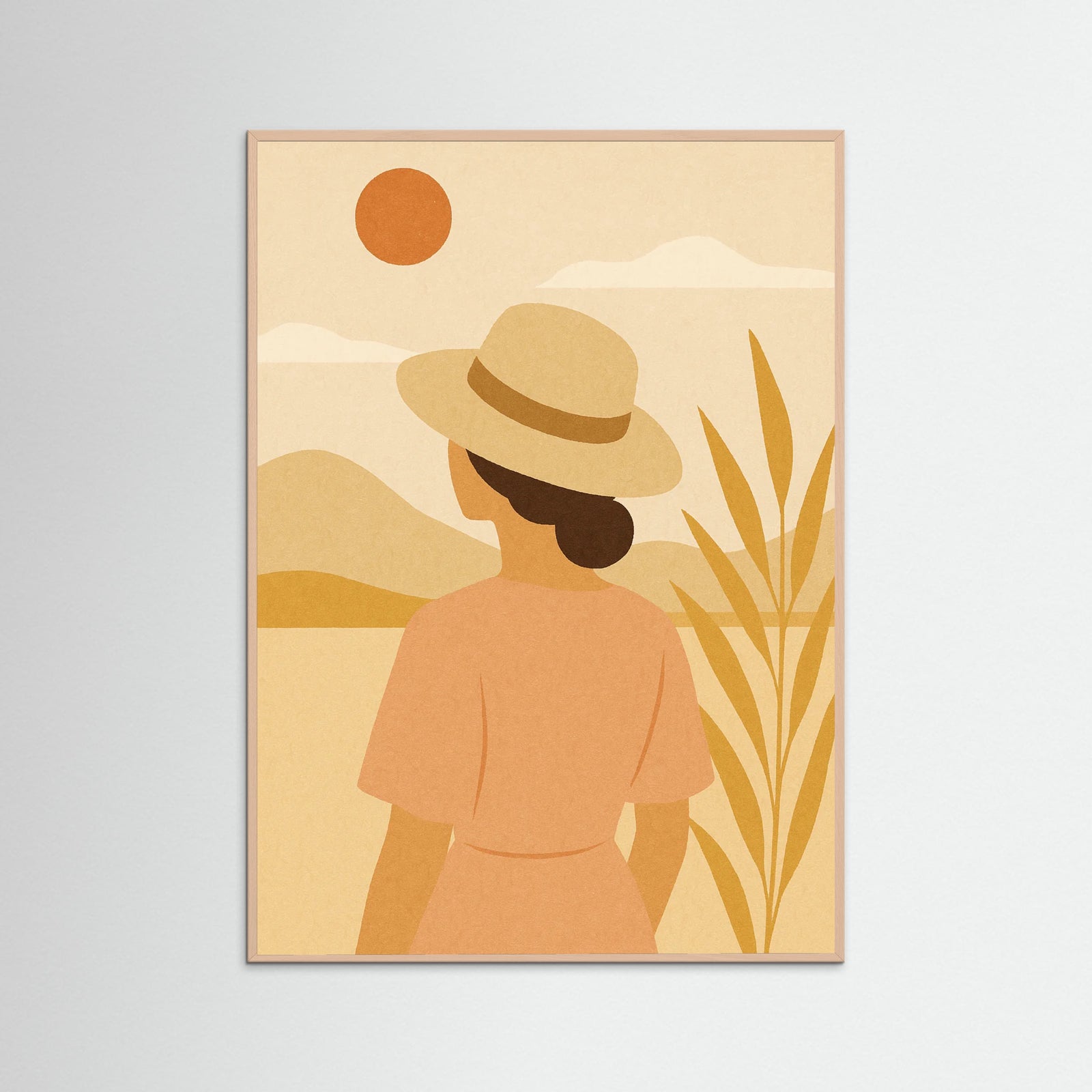 Rose Wood Petals and Threads