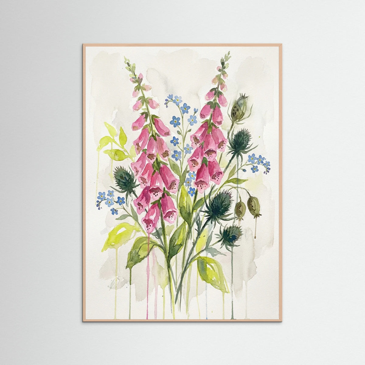 Rose Wood Pink Bloom