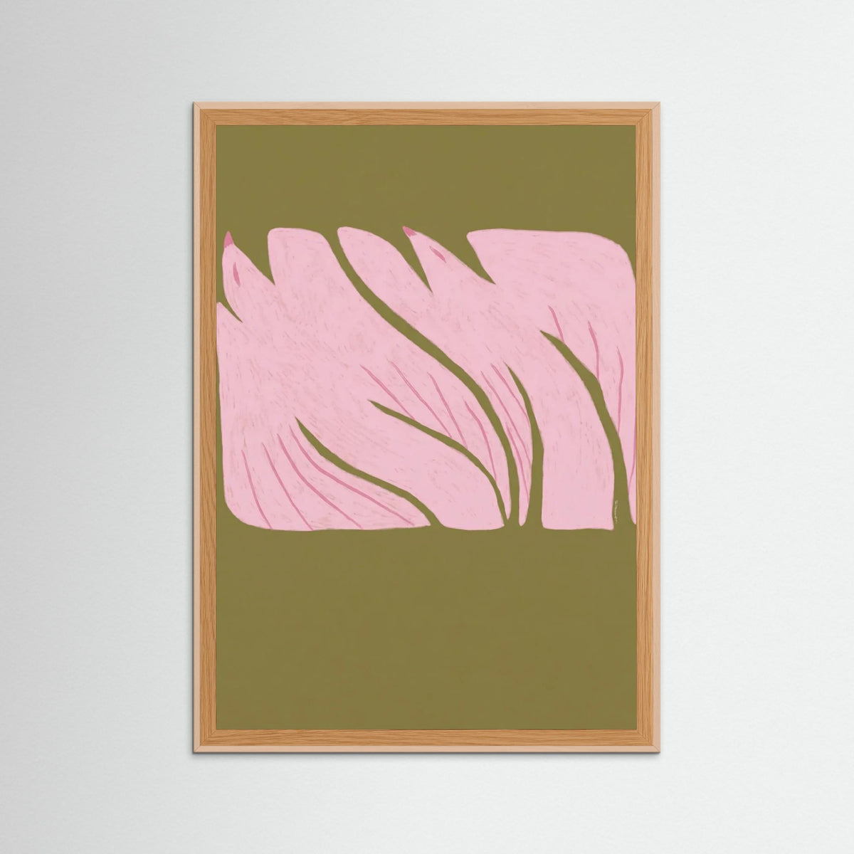 Rose Wood Pink Foliage Sway