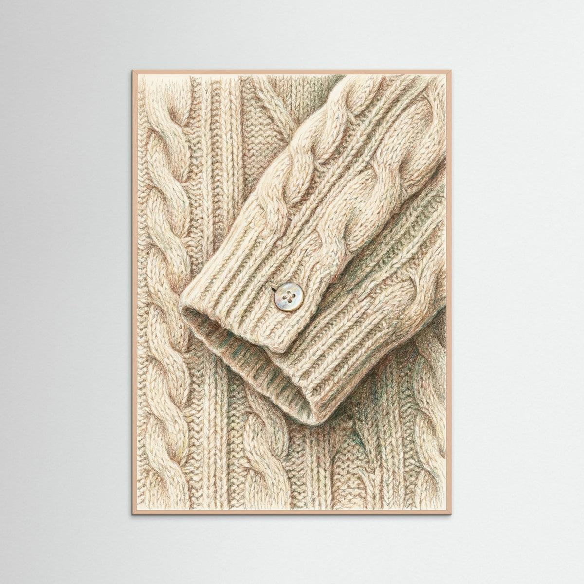 Rose Wood Plaid Scallop Collar