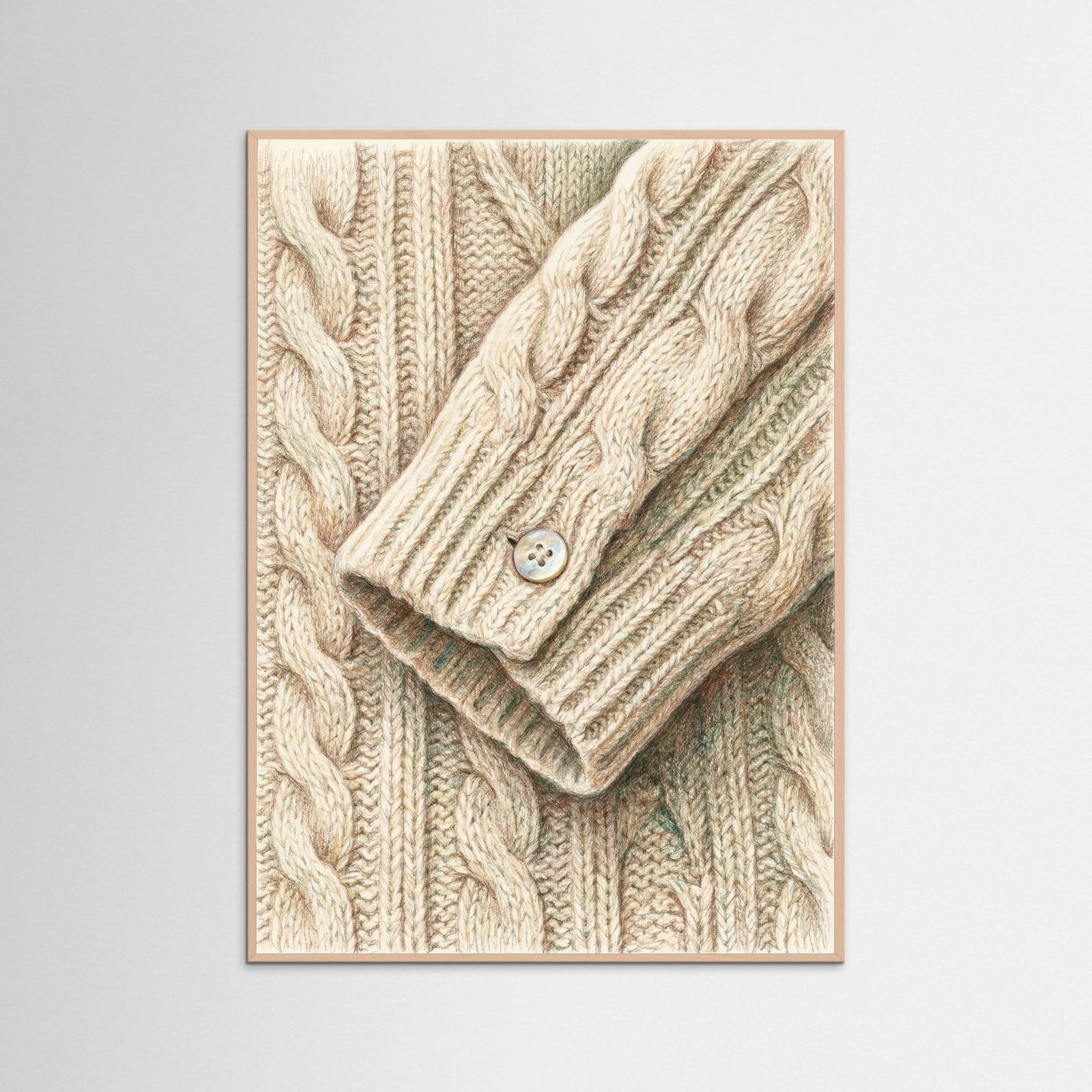 Rose Wood Plaid Scallop Collar