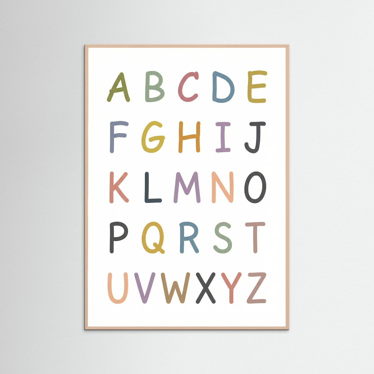 Rose Wood Playful Number Chart