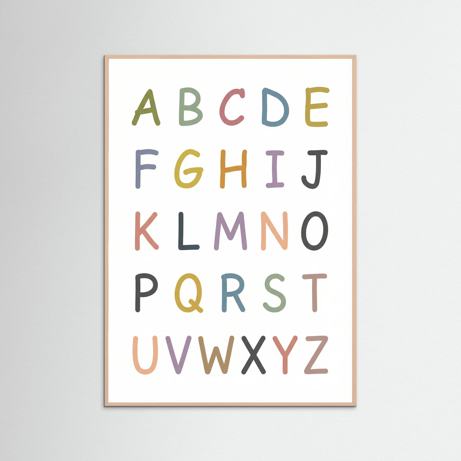 Rose Wood Playful Number Chart