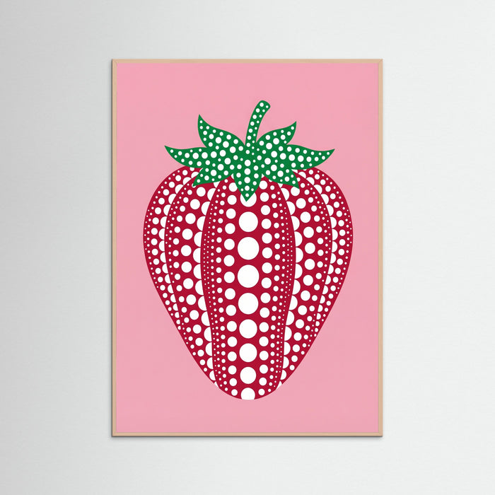 Rose Wood Polka Pumpkin Art