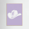 Plakat Purple Cowboy Hat – plakat i druk artystyczny